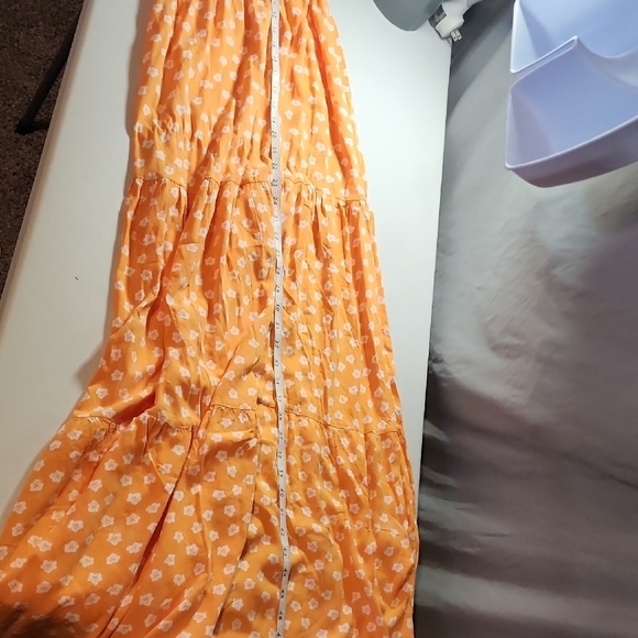 RIP Curl NWT Maxi Orange Floral Dress - Picture 8 of 11